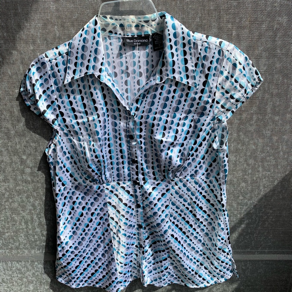 Blue Diamond Blouse.